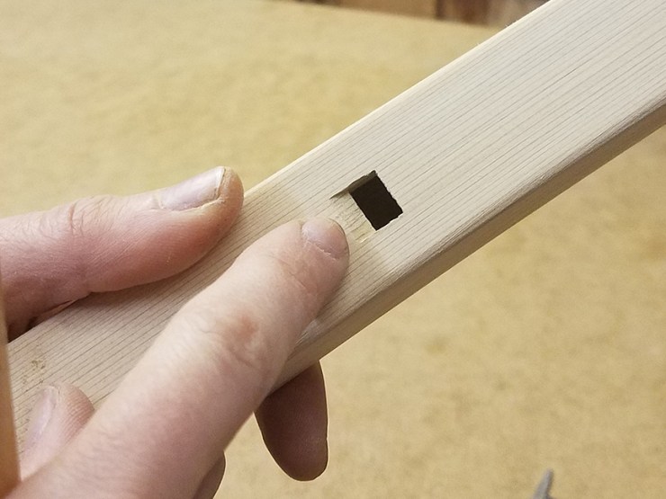 Finished ramp on a Stellar pre bored flute kit - www.stellarflutes.com