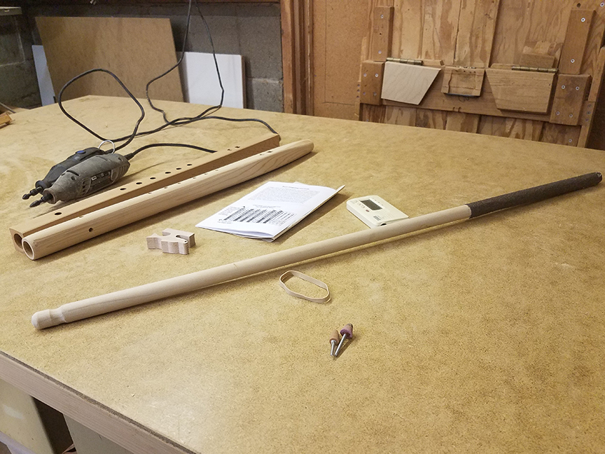 Supplies for tuning a native american flute - www.stellarflutes.com
